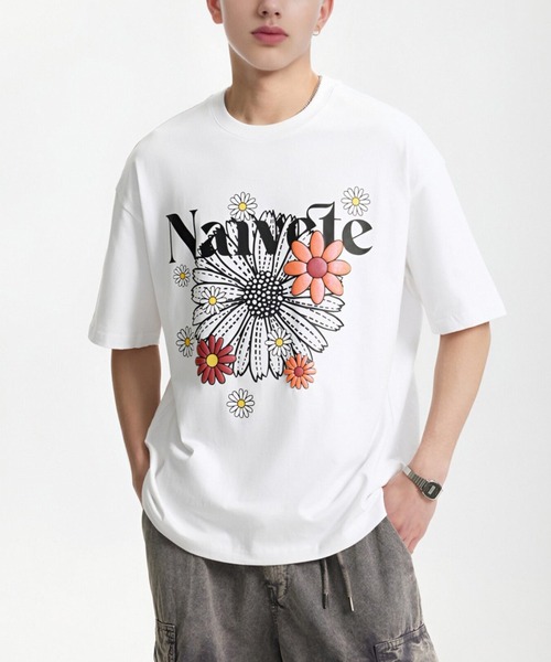 Tシャツ・カットソー STAMPA FIORE T-SHIRT CORPUS TOKYO tシャツ フラワーグラフィックTシャツ メンズ