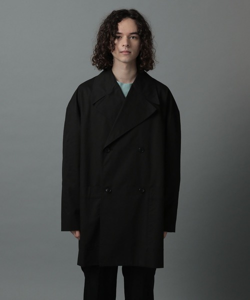 HARE 「HARE」 ステンカラーコート SMALL ブラック メンズ
