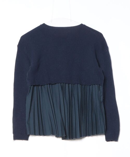 「Sono」 ニットカーディガン 1 ネイビー レディース_画像2