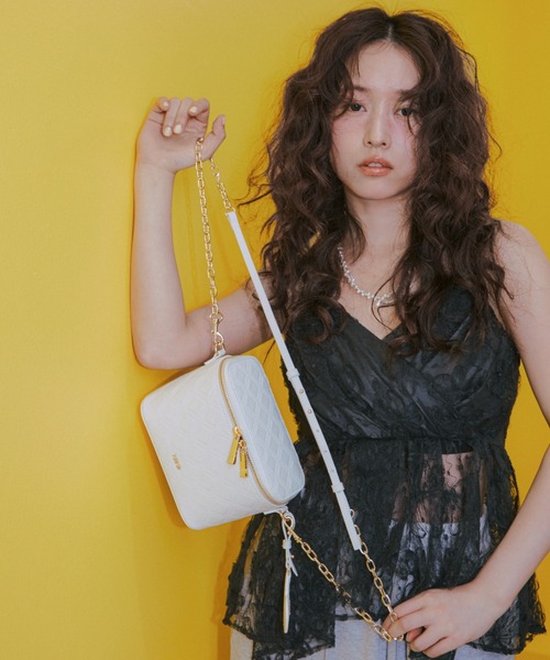 FURFUR バッグ　ショルダーバッグ　ハンドバッグ　2way 美品】fur fur ショルダーバッグ ハンドバッグ 2way グレー