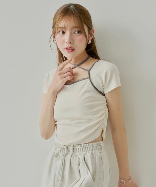 Chico tシャツ 「5色展開」レイヤードデザインフレンチT