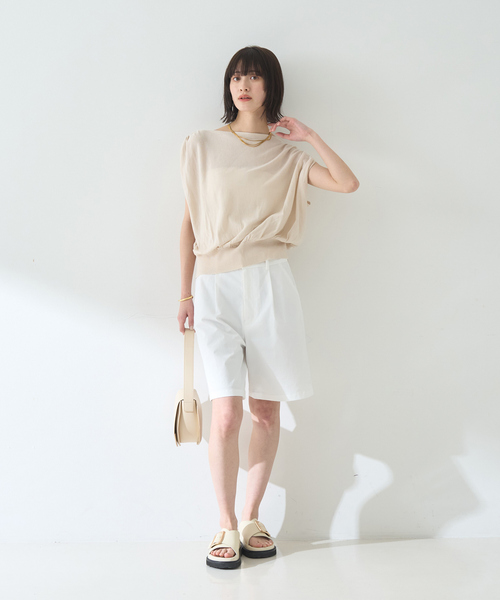 Rouge vif ニット セーター ドレープニットプルオーバー