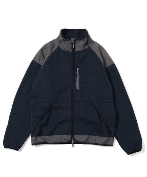 「KRIFF MAYER」 ジップアップブルゾン MEDIUM ネイビー メンズ_画像3