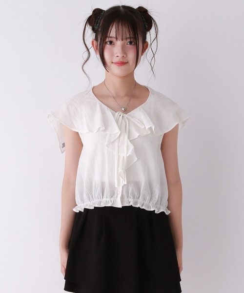 repipi armario セーラー服型　Sサイズ　 ブラウス付　1回着用 repipi armario（レピピアルマリオ） ブラウス シャツ 「girly line