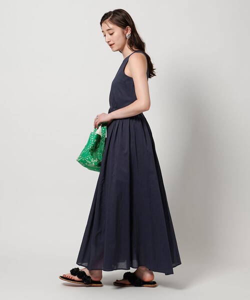 ✨美品✨ MARIHA マリハ　夏のレディドレス　マキシ丈　ギャザー　ブラック MARIHA ワンピース 「一部別注」「MARIHA」夏のレディのドレス