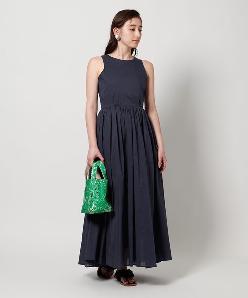 MARIHA 夏のレディのドレス 38 beams別注ブルー　Mサイズ MARIHA - 【美品】 MARIHA / マリハ | 夏のレディのドレス