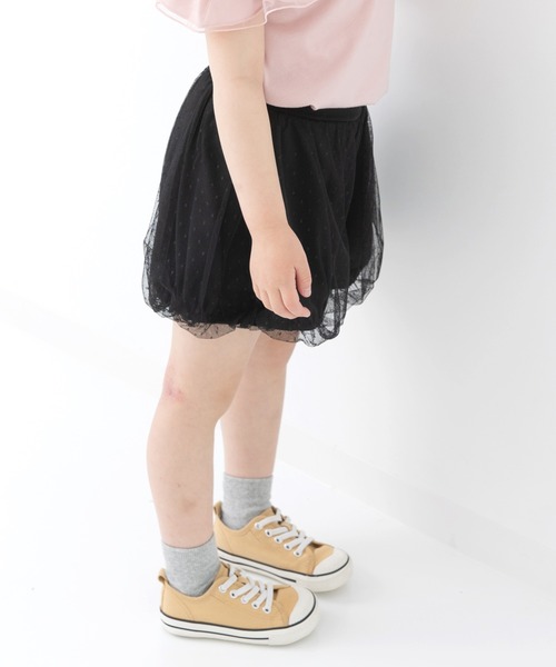 chil2 パンツ ドットチュール バルーンショートパンツ キッズ
