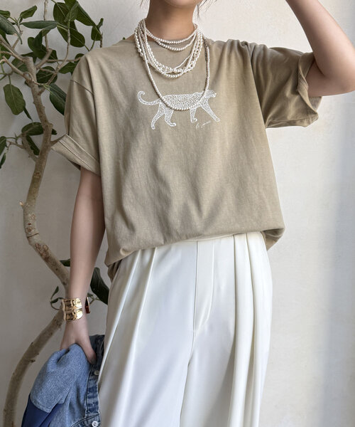 トット様 リクエスト商品です DouDou tシャツ チーターTEE レディース : ZOZOTOWN Yahoo!店