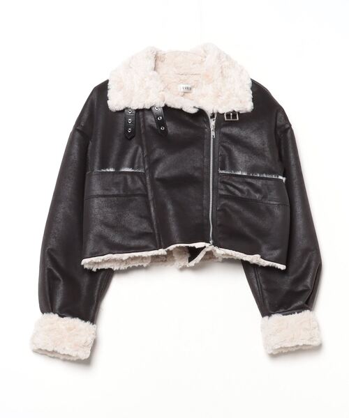 EVRIS（エヴリス） ライダースジャケット FREE ブラック レディース