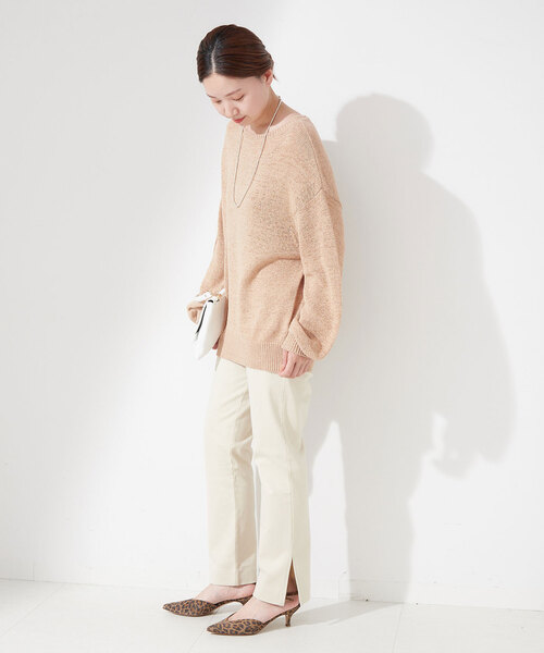 「IENA」 長袖ニット FREE ベージュ レディース IENA 「IENA」 長袖ニット FREE ベージュ レディース : ZOZOTOWN