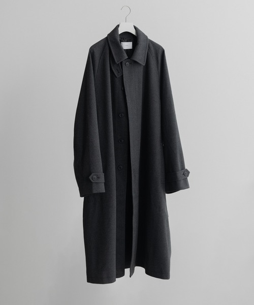 remer ステンカラーコート MEDIUM チャコールグレー メンズ : ZOZOTOWN