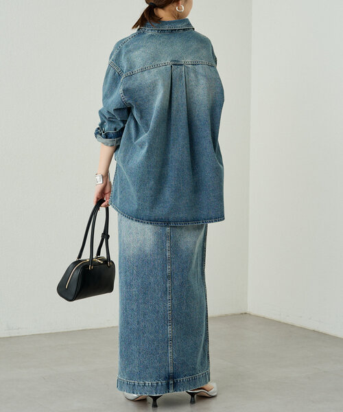 Loungedress 「LOUNGEDRESS」 長袖シャツ FREE ブルー