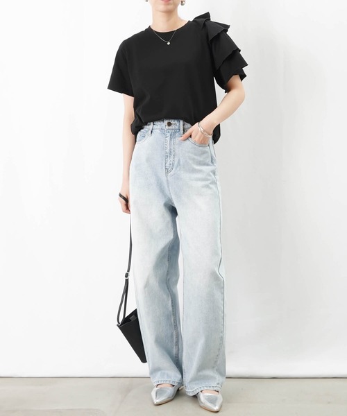 LADY LUCK LUCA tシャツ LC/LLL ドライアシメフリルカットソー