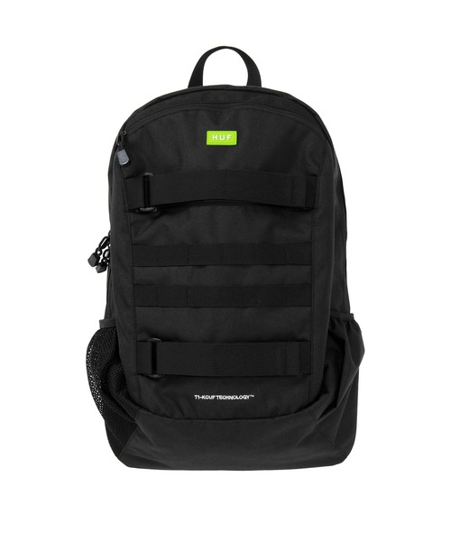 HUF ブラックリュック HUF ハフ リュック バックパック STANDARD ISSUE BAG メンズ