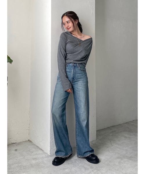 LEVI’S別注 RIBCAGE WIDE LEG リーバイス デニム Levi's ジーンズ デニム デニムパンツ LEVI'S別注 RIBCAGE WIDE