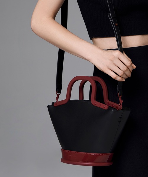 【美品】charles&keith 2way バッグ 美品】 CHARLES & KEITH / チャールズアンドキース | 2way