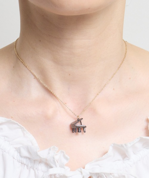 音楽楽器デザイン ネックレス gargle（ガーグル） ネックレス ガーグル：MUSICシリーズ ミニチュア