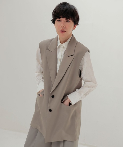 DRESSLAVE（ドレスレイブ） ベスト ジレ B7 / melange gilet