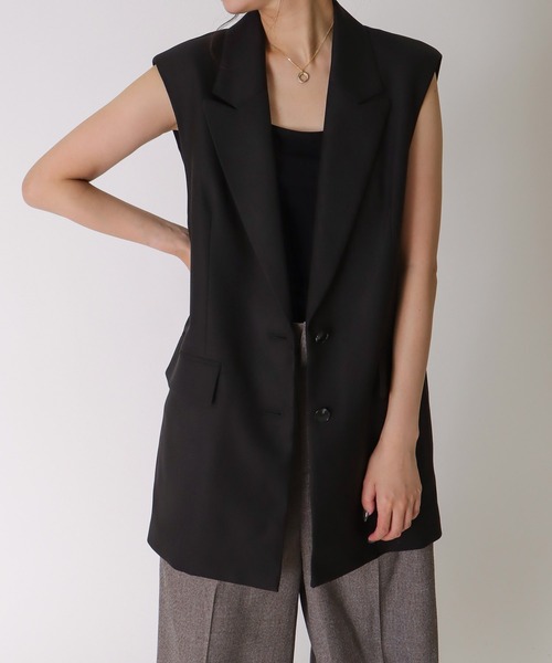 【美品】Ground Y ベスト ジレ HeRIN.CYE ベスト ジレ Side open gilet サイドオープンジレ