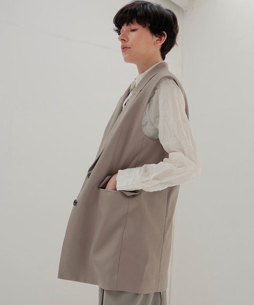 DRESSLAVE（ドレスレイブ） ベスト ジレ B7 / melange gilet