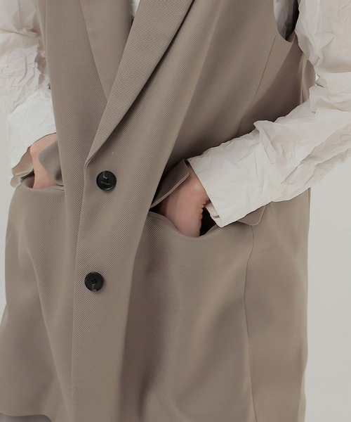 DRESSLAVE（ドレスレイブ） ベスト ジレ B7 / melange gilet