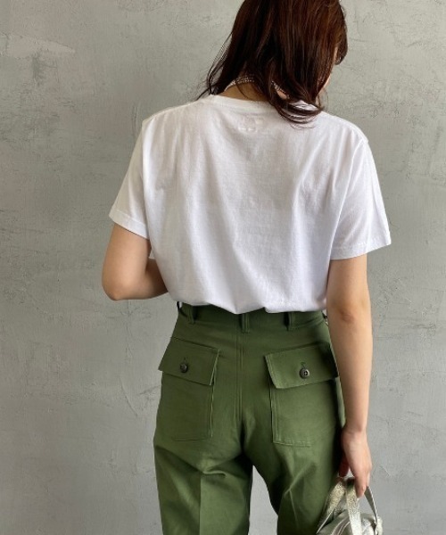 「HANES」 半袖Tシャツ S ホワイト レディース