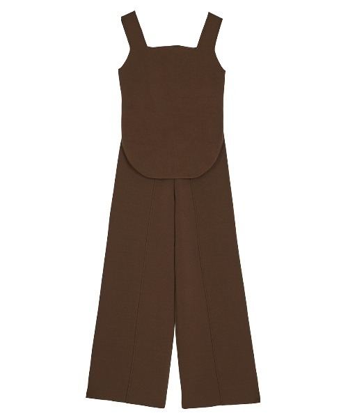 Ameri（アメリ） オールインワン WAVE TANK KNIT SETUP レディース