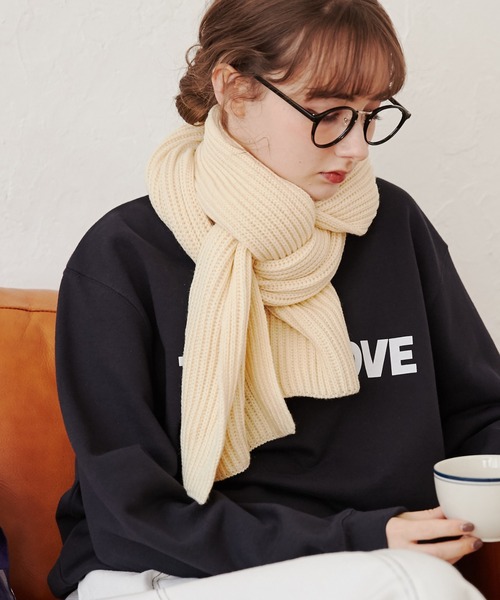 ANGIE マフラー FREE 杢グレー レディース : ZOZOTOWN Yahoo!店 - 通販