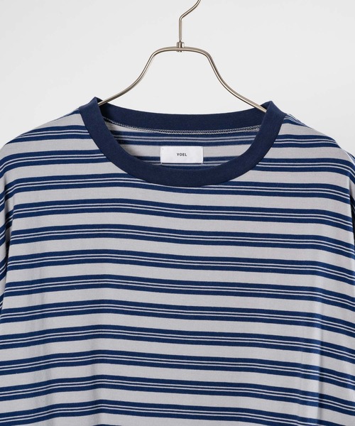 「YOEL」 長(zhǎng)袖Tシャツ MEDIUM ネイビー メンズ
