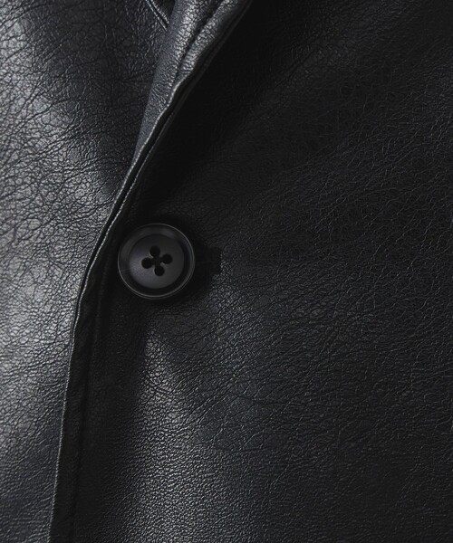BEAMS HEART ジャケット テーラードジャケット フェイクレザー