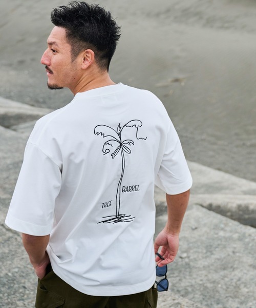 Sunny Smith tシャツ 11.6ウルトラヘビーオンス Heavy Smithヤシの木柄