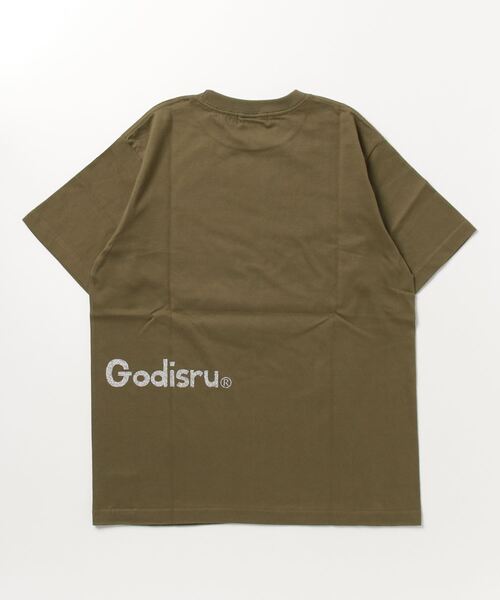 「Godisru」 半袖Tシャツ SMALL チャコールグレー メンズ