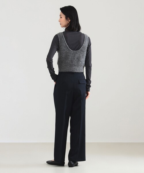 Demi-Luxe BEAMS（デミルクス ビームス） ベスト ジレ モヘヤ ニット