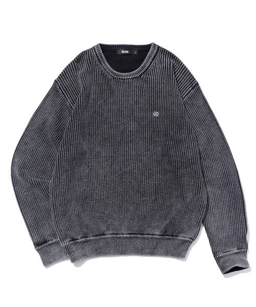 SILAS（サイラス） セーター ニット SULFUR DYED CREW NECK KNIT 