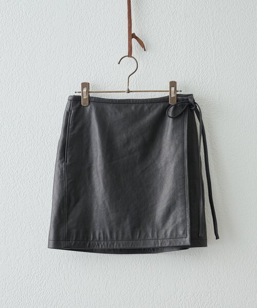 BEARDSLEY（ビアズリー） スカート 「15 quinze」レザー巻きスカート
