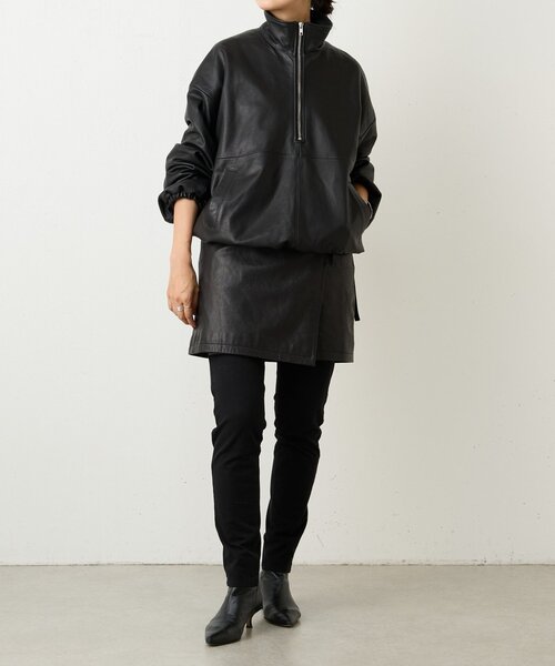 BEARDSLEY（ビアズリー） スカート 「15 quinze」レザー巻きスカート