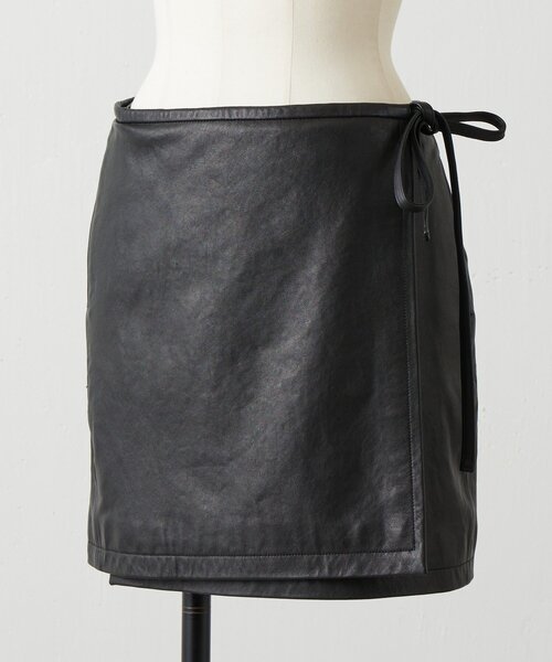 BEARDSLEY（ビアズリー） スカート 「15 quinze」レザー巻きスカート