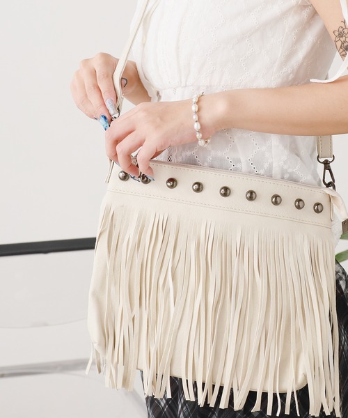 ROOP TOKYO ショルダーバッグ バッグ Fringe Studs Mini Bag