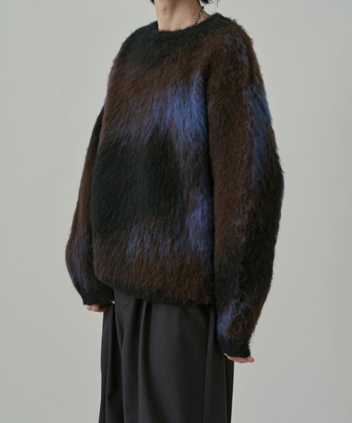 Lui's（ルイス） セーター ニット グラデーションシャギーニット