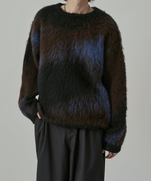 Lui's（ルイス） セーター ニット グラデーションシャギーニット