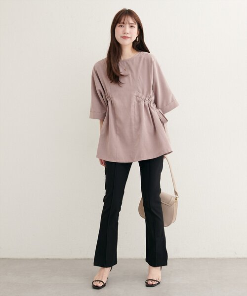 NATURAL BEAUTY  七分袖ブラウス 楽天市場】【SALE／70%OFF】[洗える]ハートネックブラウス七分袖