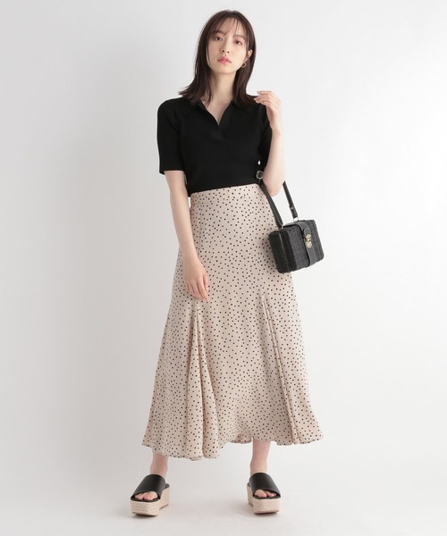 「Andemiu」 半袖ニット FREE オレンジ レディース_画像5