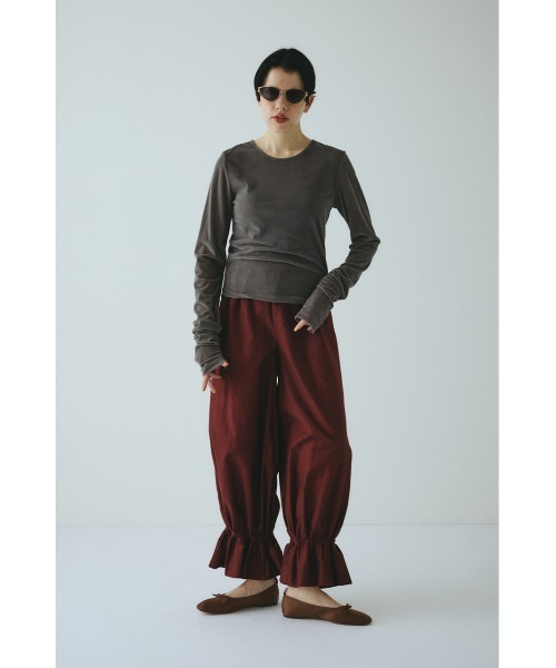 HeRIN.CYE パンツ Frill hem balloon pants フリルヘムバルーンパンツ HeRIN.CYE パンツ Frill hem balloon pants フリルヘムバルーンパンツ