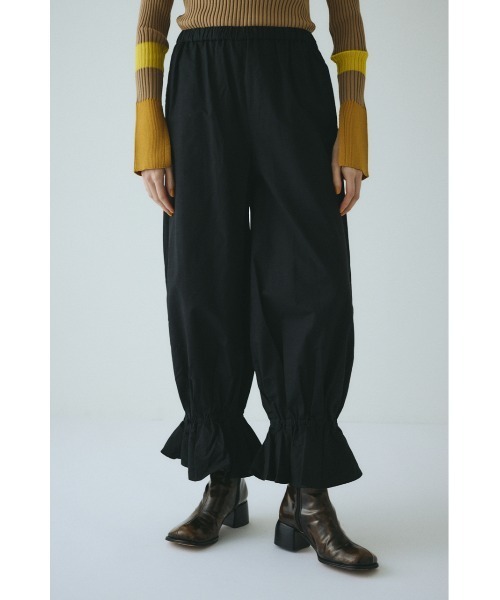 HeRIN.CYE パンツ Frill hem balloon pants フリルヘムバルーンパンツ