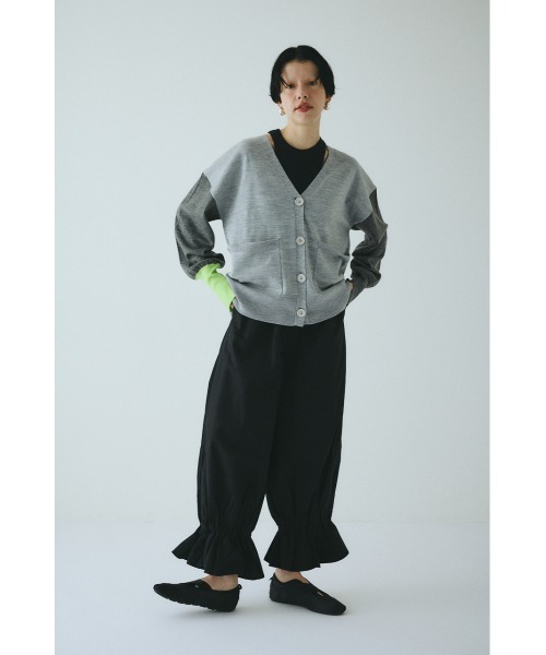 HeRIN.CYE パンツ Frill hem balloon pants フリルヘムバルーンパンツ