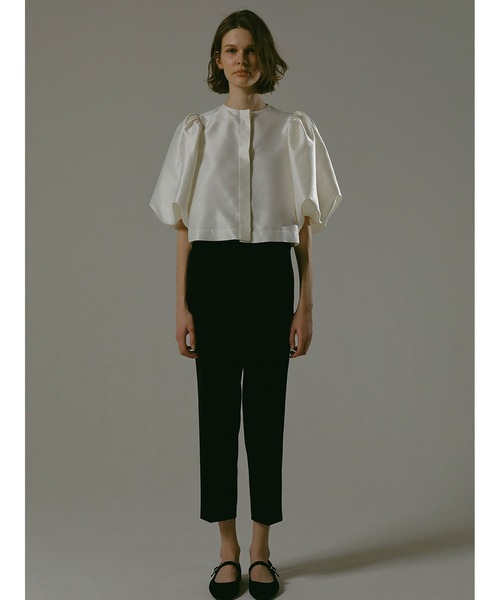 「enchainement」 半袖ブラウス フリー オフホワイト レディース_画像6