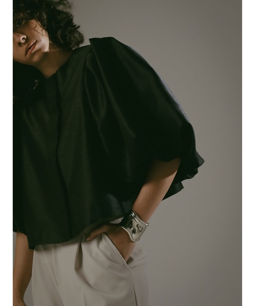 「enchainement」 半袖ブラウス フリー オフホワイト レディース_画像7