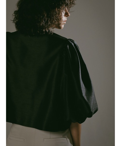 「enchainement」 半袖ブラウス フリー オフホワイト レディース_画像9