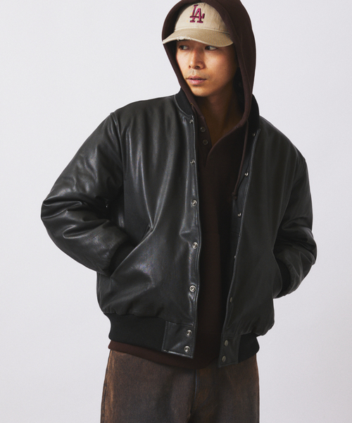 JOURNAL STANDARD ゴートレザー ジャケット L チャイロ ゴートレザー ダッズカバーオール（レザージャケット）｜JOURNAL