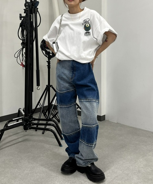 「WHO'S WHO gallery」 「COOPER」半袖Tシャツ FREE ホワイト レディース_画像8